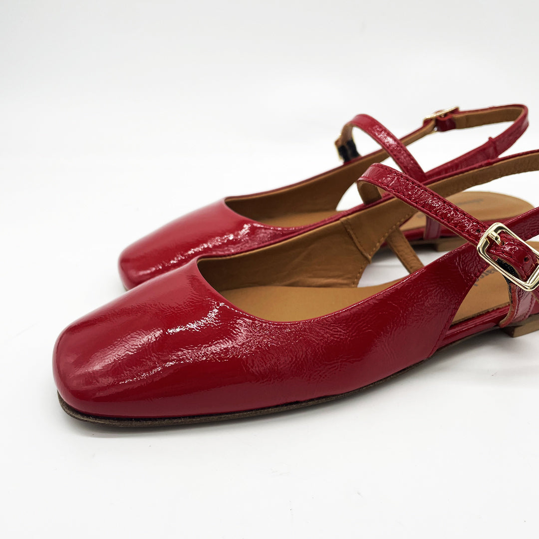 BALLERINA "CARLY" NAPLAK ROSSO